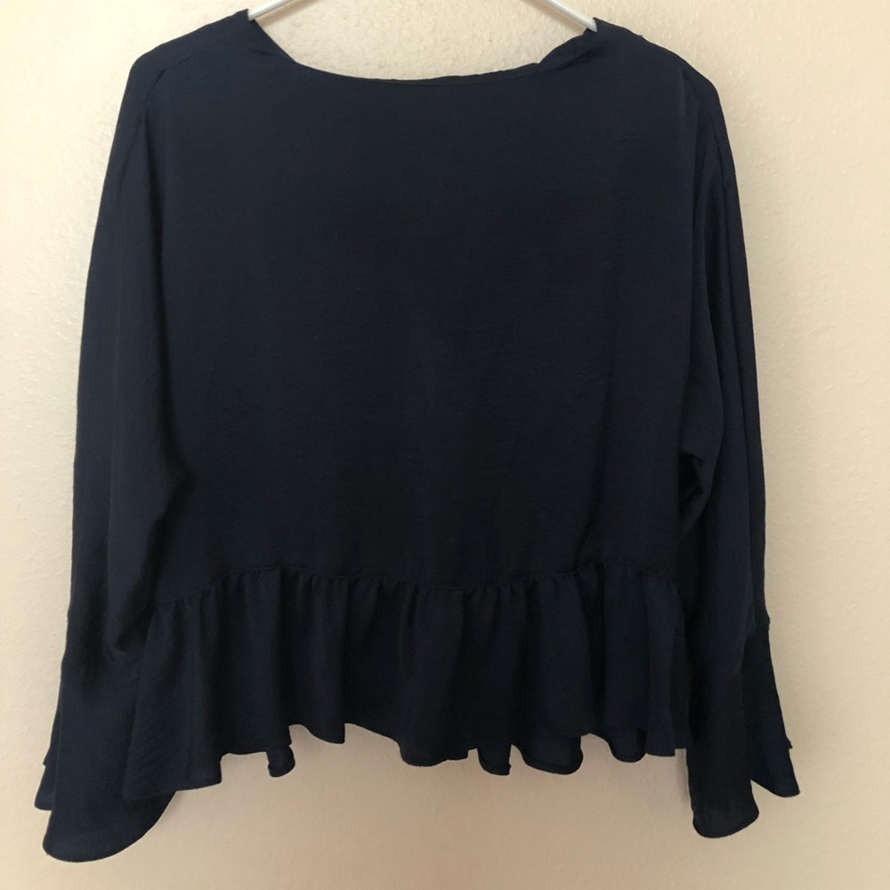 Topshop Ruffle Blouse - Picture 3 of 3
